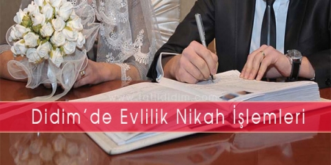 Didim&#039;de Evlilik Nikah İşlemleri